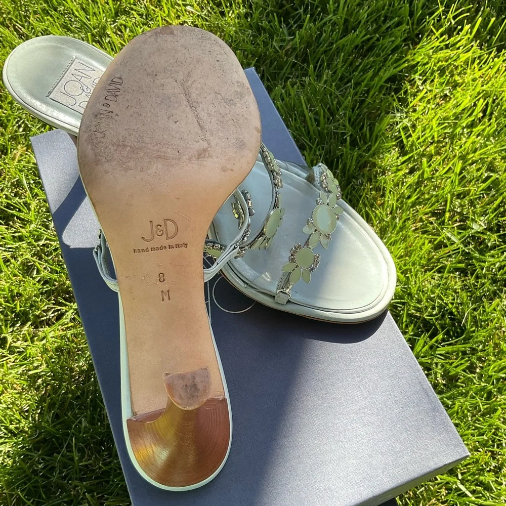 Joan & David Reef Sandal Blue Leather - Picture 10 of 10
